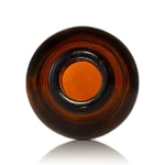 Amber Boston Yuvarlak Cam Şişe - Görsel 2