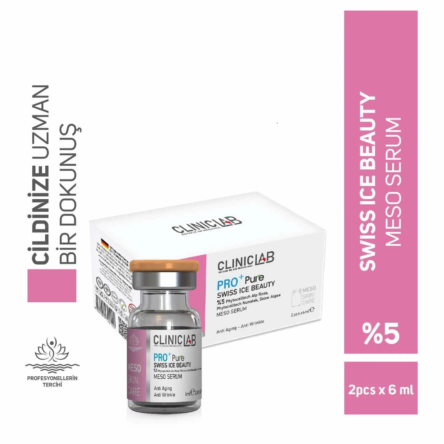 8684209792137_1 Swiss Ice Beauty Meso serum 6ml X 2 Adet - Görsel 1