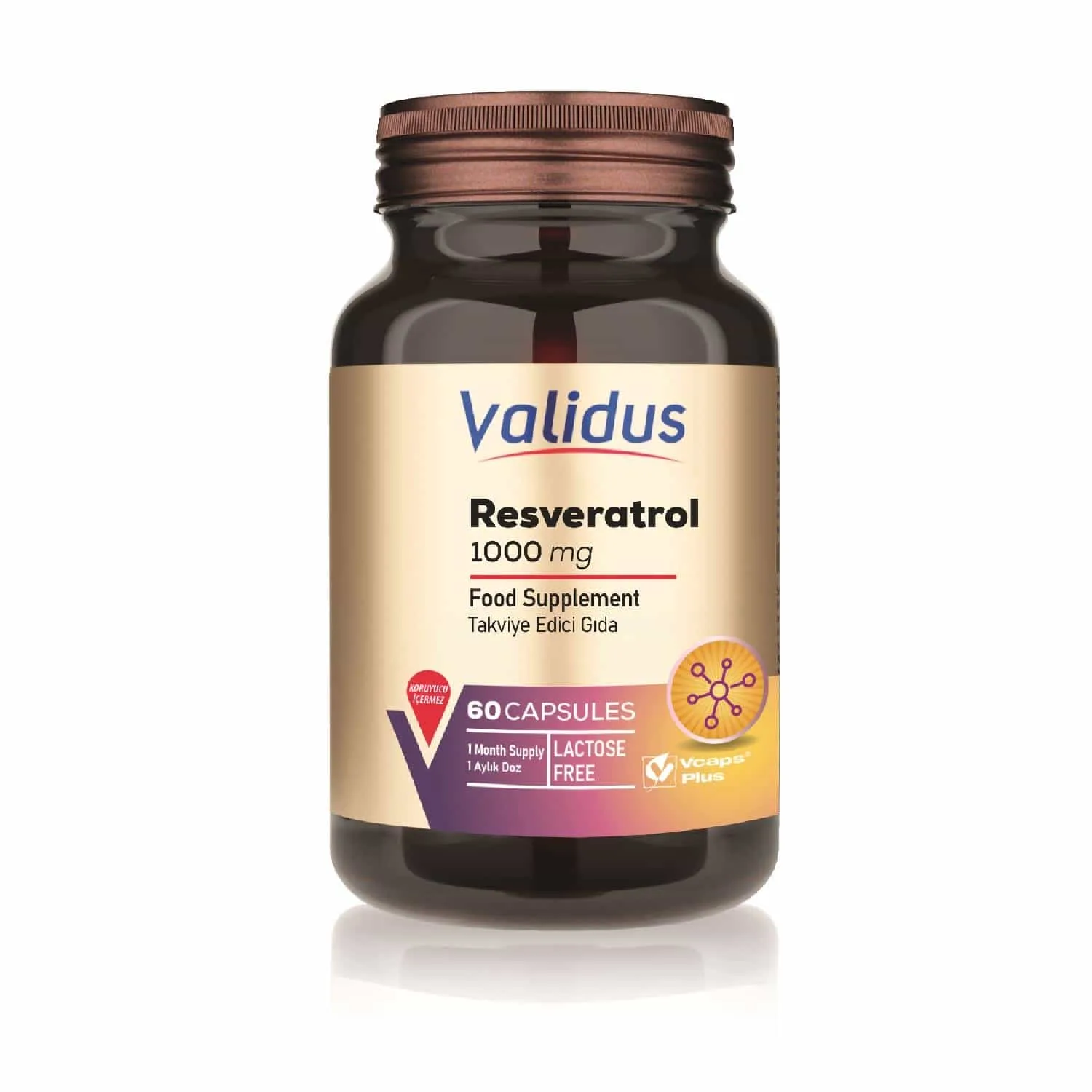 8684501985442_1 Resveratrol 1000 Mg 60 Capsules - Görsel 1