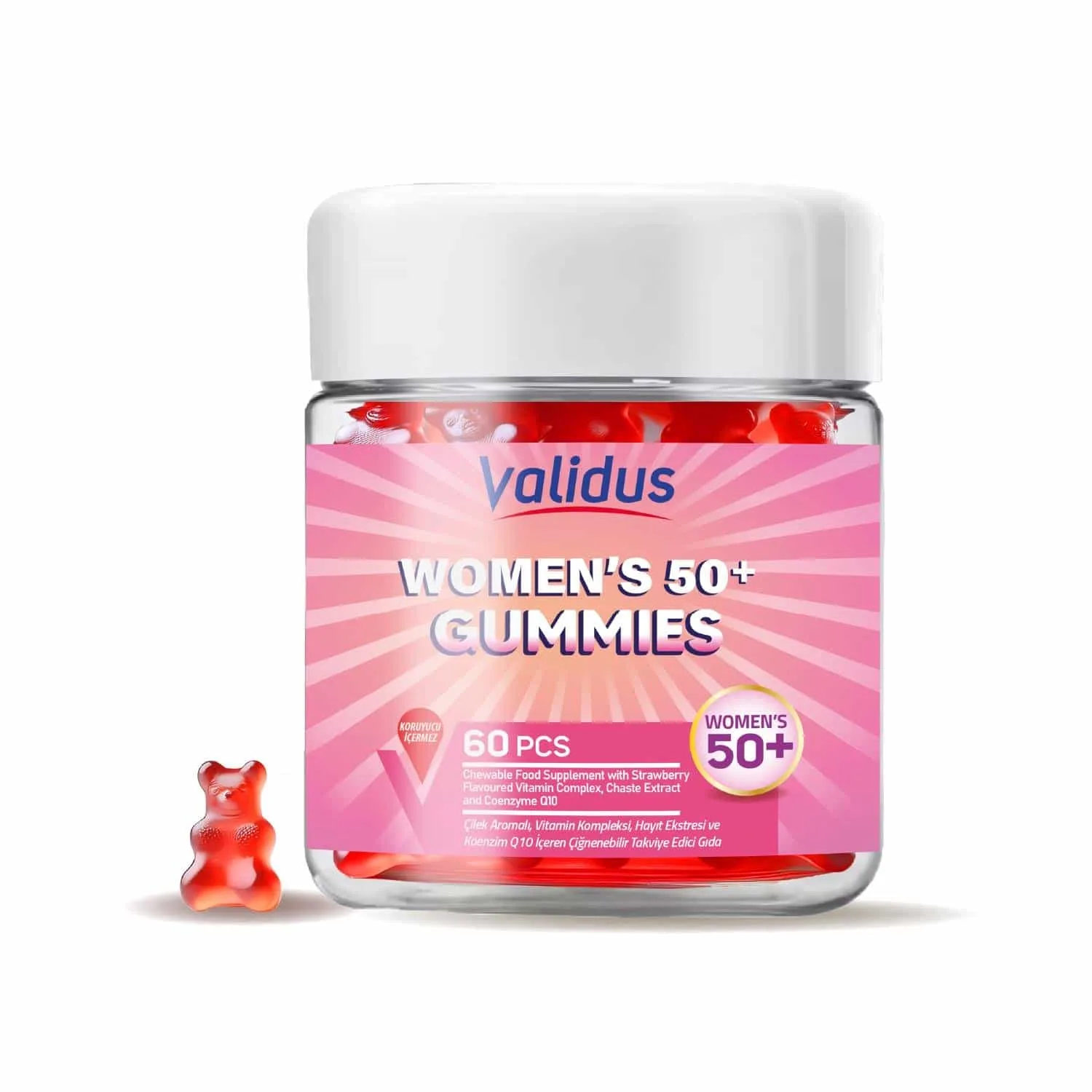 8684501985749_1 Womens 50+ 60 Gummies - Görsel 1