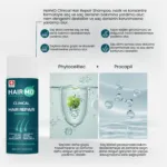 HairMD Clinical Onarıcı Bakım Seti (Şampuan 100 ml + Köpük 100 ml) - Görsel 2