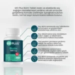 MD Plus Gelişmiş Formül Biotin 5000 mcg 60 Tablet - Görsel 2