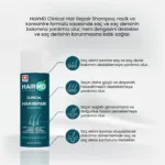HairMD Clinical Onarıcı Saç Bakım Şampuanı 150 ml - Görsel 3